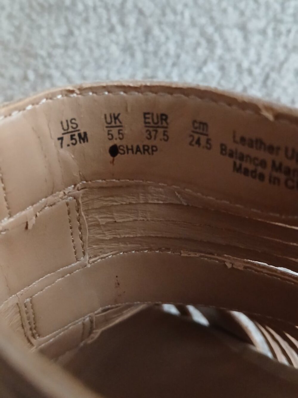Franco Sarto cork wedge Sandals - Picture 3 of 3
